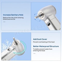 COXO Dental Optic Fiber 1:5 Contra Angle Handpiece CX235C7 Standard Head