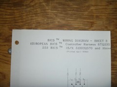 Bobcat 553 BICS Skid Steer Electrical Wiring Diagram Schematic Manual 513032570