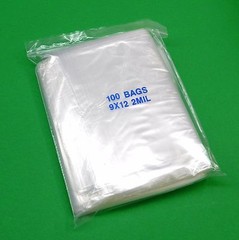 200 Reloc Zippit Bags 9″ x12″ Clear 2 mil Reclosable Squeeze Slide Top Lock Bag