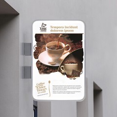 LED Rectangle Double-sided Advertising Light Box Illuminated Projecting Sign