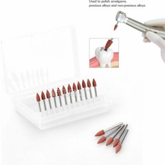 3Box Dental 0413 Brownie Polishers Friction Grip FG Mini Points