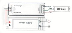Chase Effect SPI controller dream effect for LED light strip + remote control