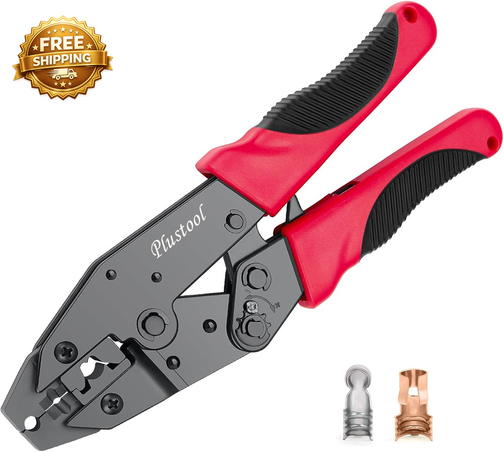 Crimping Tool for Spark Plug Ignition Wire 8.5Mm Ratchet Spark Plug Wire Crimpin