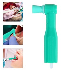 100 pcs / bag Disposable Dental Prophy right Angle Soft Cup Latex Free green USA