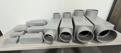 2″ Conduit Body LB PVC w Cover & Gasket Sch 40 UL listed 10 pc