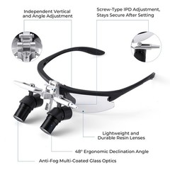 4.0X Dental Surgical Medical Loupes Magnifier Binocular Ergo Magnifying Glasses