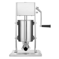 Uimoso Manual Sausage Stuffer 7 lbs/ 3L with 5 Filling Tubes for Home & Business