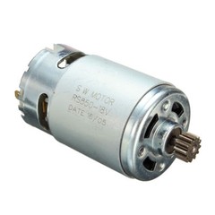RS550 Motor 12 Teeth Gear 7.2V 12V 14.4V 18V For Cordless Drill Shaft Dia.3mm