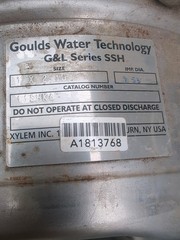 Baldor Reliance 3HP 230/460V 3PH Goulds 11SHK6 Stainless Centrifugal Pump 1×2-10