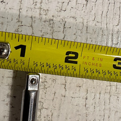 Proto Socket Extension Chrome 1/4″ Drive 6″ Length 4761 Made in USA