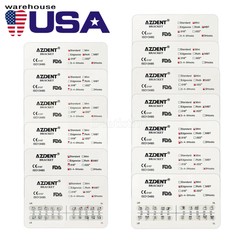 20pcs Dental Orthodontic Brackets Mini/Standard MBT/Roth 018/022 Hooks 3/345