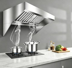 6FT Commercial Exhaust Hood Exhaust Food Truck Concession Trailer Hood