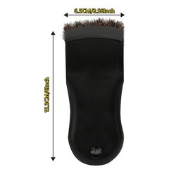 1 pc Horsehair Leather Cleaning Brush Car Interior Detailing Tool