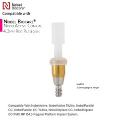 Locator Tapered Abutment for Nobel Active Biocare Conical Connection NP/RP 1-5mm