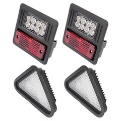 4x LED Headlight Tail Exterior Light Kit For Bobcat Skid Steer Loader