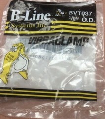 B-Line Systems Vibraclamp BVT037 Tubing Clamp 3/8″ O.D. New In Package