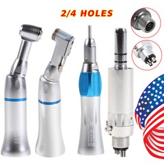 NSK Style Dental Slow/Low Speed Handpiece Contra Angle Straight Air Motor 2/4H F