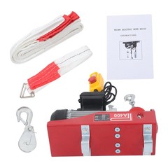 PA400 880lbs Mini Electric Hoist 328ft/100m Wireless Remote Control 110V 980W