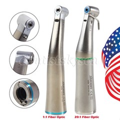 Manejo de ángulo contra de fibra óptica LED dental aumentando 1:1/20:1 implantes