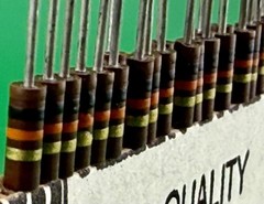 10,000 Ohm 10K 1/4 Watt 5% Allen-Bradley Carbon Comp Resistors NOS (50 Pieces)