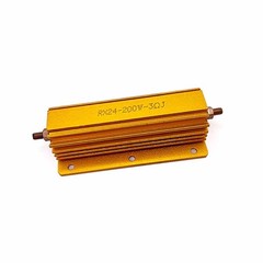 200W Golden Aluminium Load Resistor Wirewound 0.1 ohm to 10K ohm – High Quality