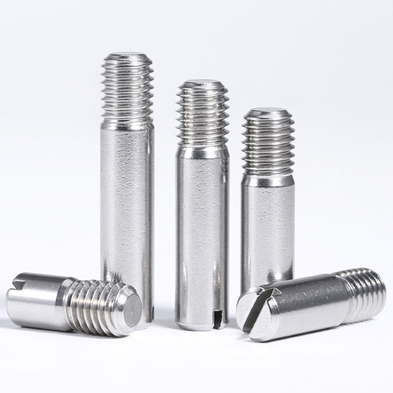Slotted Dowel Pins with External Thread A2(304) Stainless Steel M5 M6 M8 M10