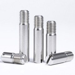Slotted Dowel Pins with External Thread A2(304) Stainless Steel M5 M6 M8 M10