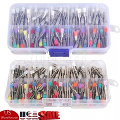 200 PCS Dental Nylon Polishing Flat Latch Polisher Prophy Brush Disposable mixed
