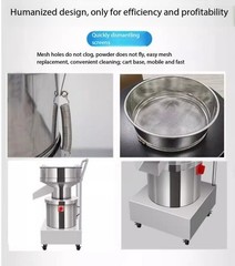 Powder Sifter Stainless Steel Soy Milk Filter Electric Vibrating Screen Machine