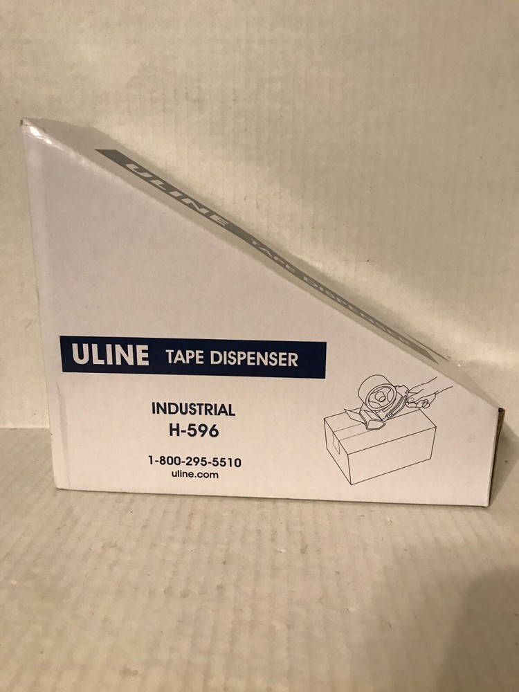 ULINE H-596 INDUSTRIAL 3″ SIDE LOAD PACKING TAPE DISPENSER NEW IN BOX