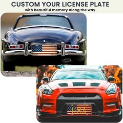 Black License Plate Blanks 6×12 Inches Aluminum for Laser Engraving UV Printing