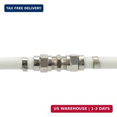 EZYUMM 6-Pack Coaxial Cable Connector, F-Type Female to Female RG6 Coax Extender