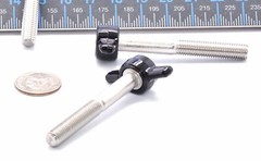 1/4″- 20 Tee Thumb Screws w Wing Knob USA Made SS 6 Lengths 4 per package