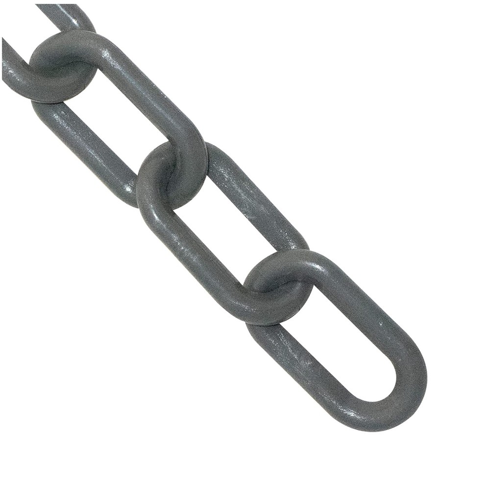 Versatile 25-Foot Plastic Barrier Chain – Slate Gray, Rust-Free & UV Resistant