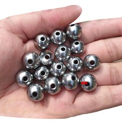 Ø2mm-60mm Stainless Steel Balls Bearing Drilling Ball With Through Hole 1mm-6mm