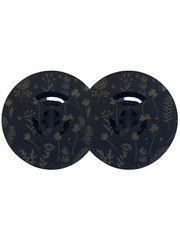 FJA Products Custom Spools With New Black Ribbon on 2 Inch Spool 1/2 Inch Ribbon