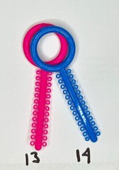 Dental Orthodontic Ligature Ties Elastic Rubber 1040 Pcs