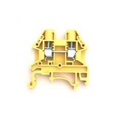 DIN Rail Terminal Blocks 10 Quantity DK4N-YW Yellow Dinkle 10 AWG Gauge 30A 600V