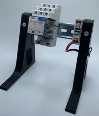 Desktop DIN Rail PLC Trainer / Test Bench Stand, 120VAC/24VDC