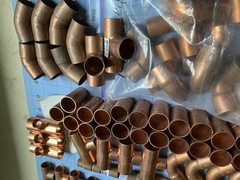 Lot Of 150 Mixed Size Copper Sweat Solder Fittings
