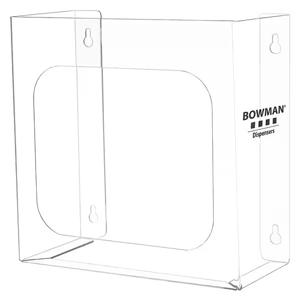 Bowman Dispensers Protection Dispenser, PETG, Clear, 11 7/32 in BP-007 Bowman