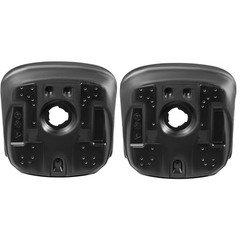 VEVOR Tractor Seat High Back Mower Seat Black Vinyl Forklift Drain Hole Pair