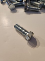 20 Lb Lot Of Used 1/2″-13 X 1-1/2″ NC Hex Bolts Grade 5 Zinc Plated Approx 180