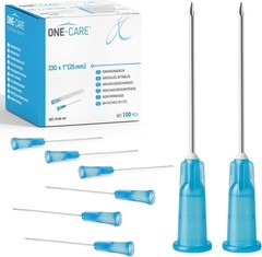 100 Pack 23 Ga 1 Inch (25mm) Luer Lock, Lab Accessories, Industrial Dispensin…