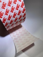 3M #9088 72mm x 50M (3″x55yds) Clear High Performance Double Coated Tape