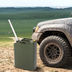 Durable Army Green 20L 5Gallon Gas Fuel Can Fuel Gasoline Steel Tank with Spout