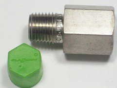 2- Cajon Swagelok Stainless Steel Adapter, 1/4″ MNPT x 1/4″ FNPT, SS-4-A