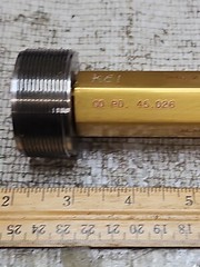 M46 X 1.5-6H ALAMEDA THREAD PLUG GAGE GO NO GO P.D.’S= 45.026 & 45.238