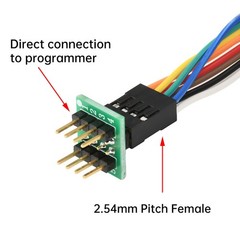 1pc SOP8/WSON8/QDFN8 SPI Adapter Clip Pin Flash on Chip Read ＆ Write Probe