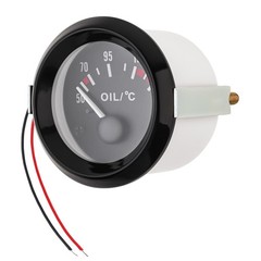 Car Oil Temp Gauge 2″ 52mm Auto Oil Temperature Gauge Meter Celsius Temp Pointer